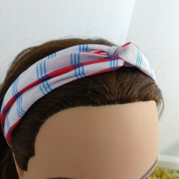 Head Wrap Headband Americana Red White And Blue One Size - Picture 3 of 5